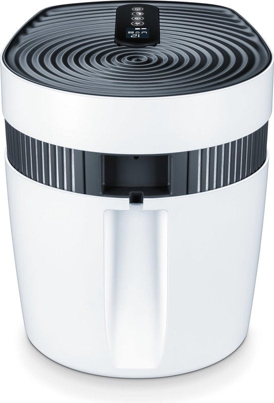 Beurer maremed® MK 500 Simulateur d'air marin - Humidificateur - Purificateur d'air - Jusqu'à 50 m2 - Réservoir de 6 litres - Minéralise - Désinfecte - Ionise - Mode nuit silencieux - Adaptateur secteur, filtres, sel marin spécial inclus.