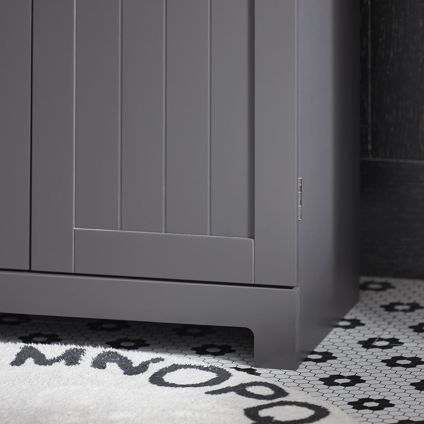 SoBuy Meuble de rangement à 2 niveaux - 60 X 29 X 60cm - gris