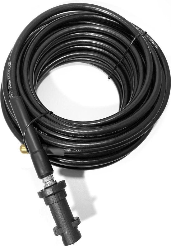 Techweise - Tuyau d'égout pour Kärcher K2 à K7 - 20M - Avec 4 buses haute pression à l'envers