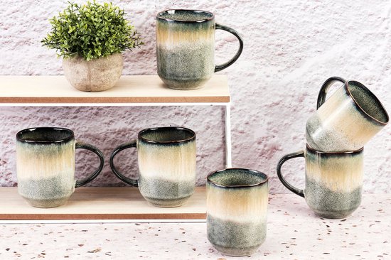 Tasse GENESIS 40 cl - lot de 6 - Terre