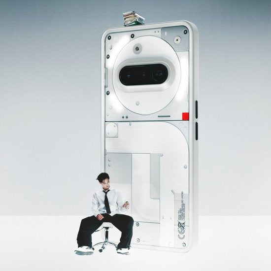 Nothing Phone (3a) - 8/128 Go - 5G - Blanc