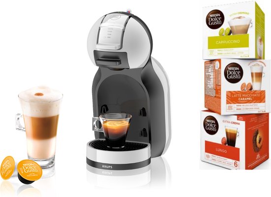 Krups Nescafé Dolce Gusto Mini Me KP123B - Machine à café automatique - Avec 3 boîtes de capsules offertes