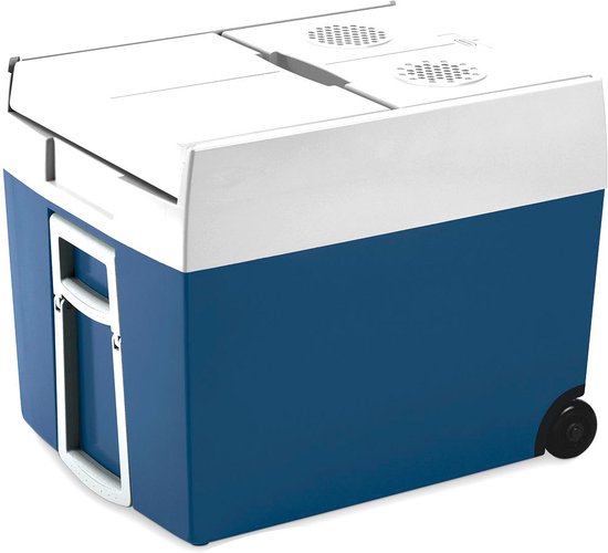 Glacière thermoélectrique Mobicool MT48W avec roulettes - 48 l - 12/230 V - bleu/blanc