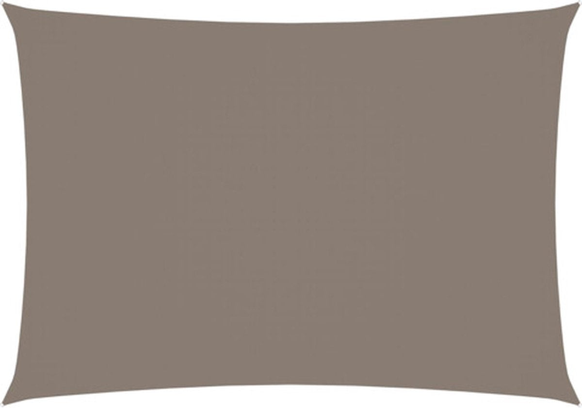 vidaXL - Pare-soleil - Rectangulaire - Environ 280x180 cm - Tissu Oxford - Hydrofuge - Résistant aux UV - Taupe