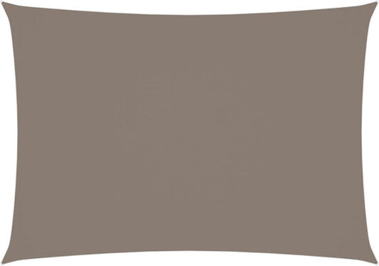 vidaXL - Pare-soleil - Rectangulaire - Environ 280x180 cm - Tissu Oxford - Hydrofuge - Résistant aux UV - Taupe