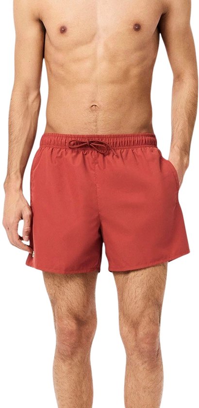 Short de bain Lacoste pour homme, marron - Taille M