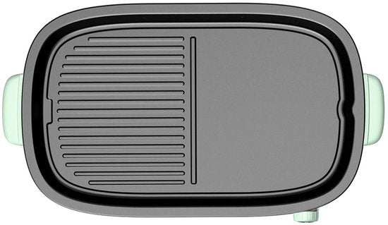 Barbecue électrique et fondue 2-en-1 Bear – 4 L – 1 200-1 400 W – Température réglable à volonté (0–230 °C) – Plaque de cuisson et casserole amovibles