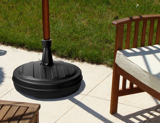 Pied de parasol Eda - Ø 42 cm - Plastique - Anthracite