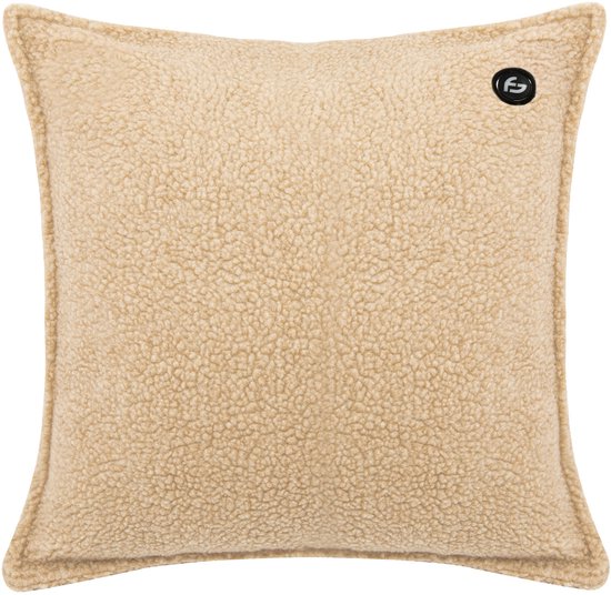 Coussin chauffant - 3 niveaux de chaleur - Coussin chauffant rechargeable - 10k mAh - Sans fil - Coussin chauffant - 40x40 cm - Teddy Beige - Saaf Comfort