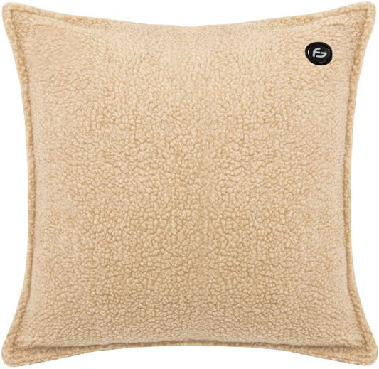 Coussin chauffant - 3 niveaux de chaleur - Coussin chauffant rechargeable - 10k mAh - Sans fil - Coussin chauffant - 40x40 cm - Teddy Beige - Saaf Comfort