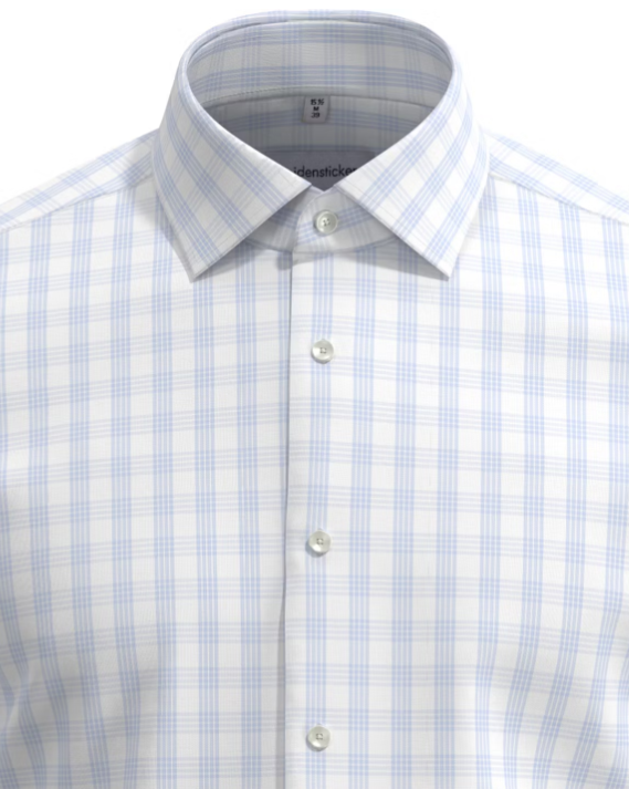 Seidensticker Kent Chemise de travail coupe ajustée  - taille XL - bleu clair