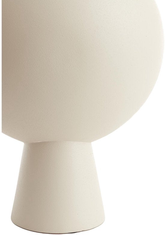 Vase Kavandu de Light & Living - Blanc - 37,5 x 22 x 81 cm - Métal - Moderne - Vase à fleurs - Décoration d'intérieur - Vase décoratif pour le salon ou la chambre à coucher