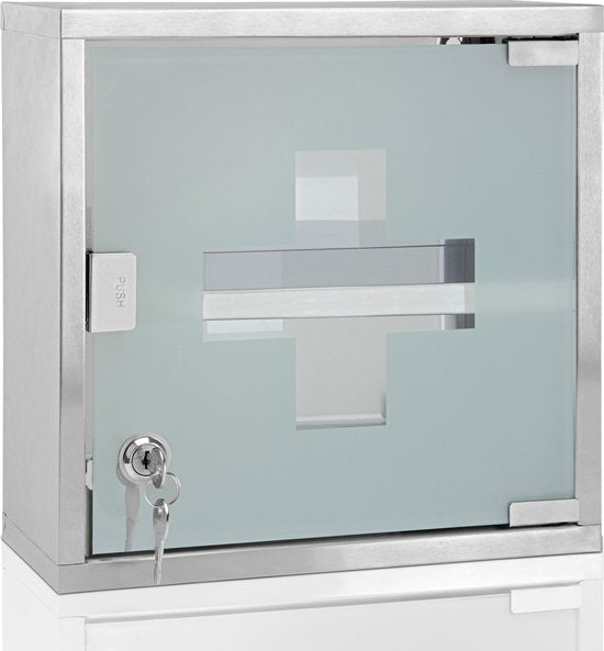 Armoire à pharmacie Deuba premier secours avec clé petite