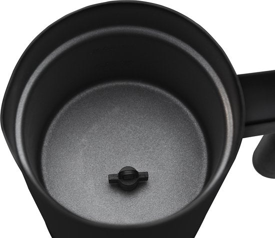 Tomado TMF1201B - Mousseur à lait électrique - Moussage à chaud et à froid - Chauffage - Préparation de cappuccino - Noir mat