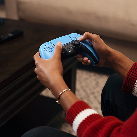 Manette sans fil Sony PS5 DualSense - Bleu Starlight