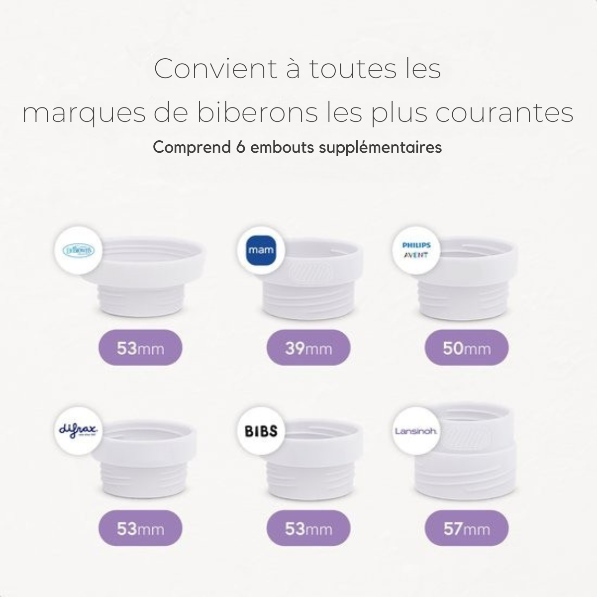 Chauffe-biberon portable - Chauffage homogène - Chauffe-biberon sans fil pour bébé - Chauffe-biberon sans fil - Qwali