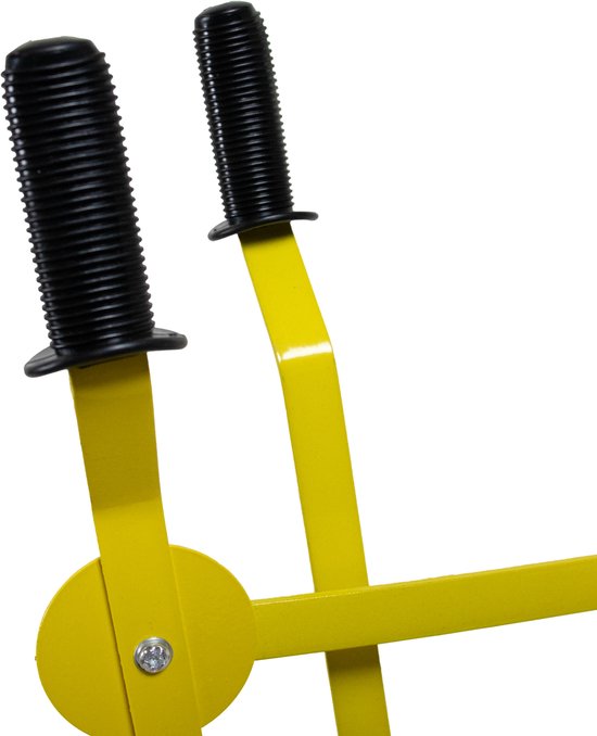 AXI Dean, pelleteuse à roulettes pour bac à sable, jaune/noir - Siège pivotant à 360°