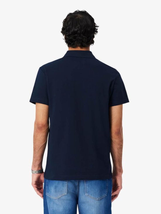 Polo Lacoste respirant bleu foncé (navy) - Taille L - Homme
