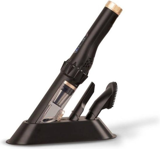 Aspirateur à main sans fil Livington Prime Everyday sans sac - Aspirateur à main d'une puissance de 90 watts - 3 embouts inclus - noir