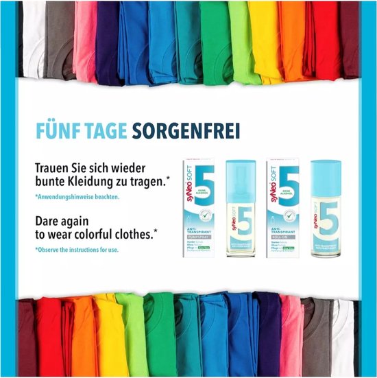 syNeo SOFT - Déodorant Anti-transpirant Spray Pompe - 30ml - Aloe Vera - 0% Alcool - Halal - Transpiration excessive