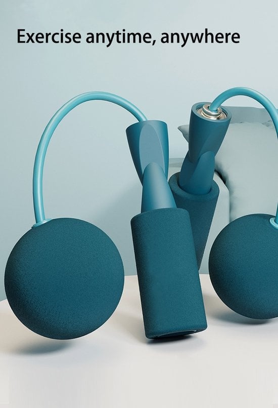 Garpex® Wireless Sports Jump Rope - corde à sauter lestée - corde à sauter de fitness - entraînement - fitness - noir