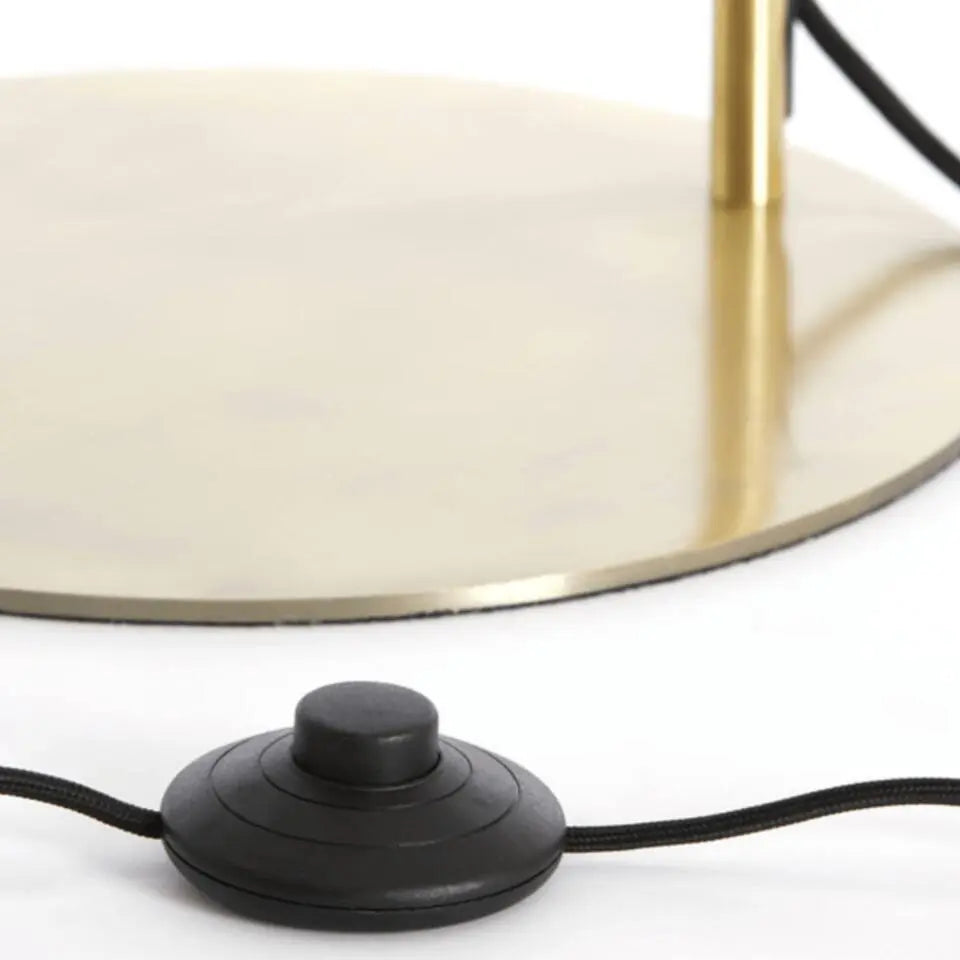 Lampadaire Solna de Light & Living - Bronze antique avec verre fumé - 45 x 29,5 x 160 cm