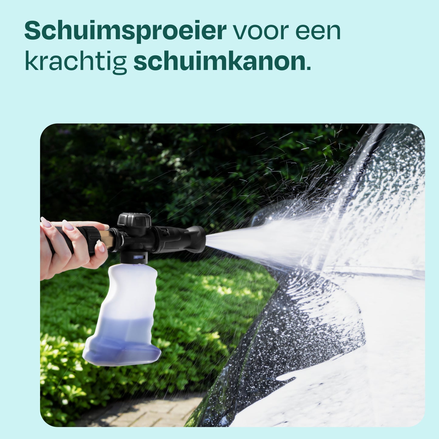 VONROC Pulvérisateur à mousse Canon à mousse 350 ml – pour nettoyeur haute pression V25-3 (PW515AC)