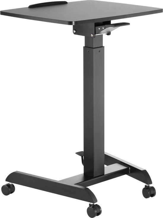 VDD Gaming - Table pour ordinateur portable - Bureau - Station assise - Station de travail - Hauteur réglable - Mobile - Support pour ordinateur portable