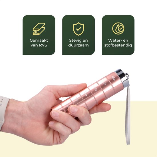 Boîte à pilules 7 jours Gandria - Boîte à pilules amovible - Boîte à pilules avec 7 compartiments - Boîte à médicaments avec fermeture solide - Étui - Étanche - Rose