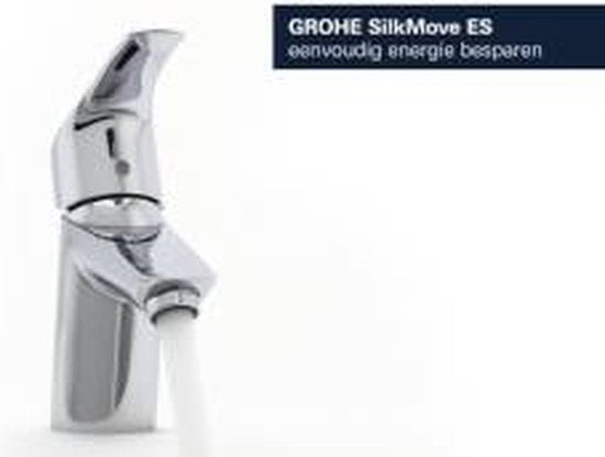 Robinet de lavabo GROHE Eurosmart New - Bec bas - Avec chaîne d'arrêt - Chromé