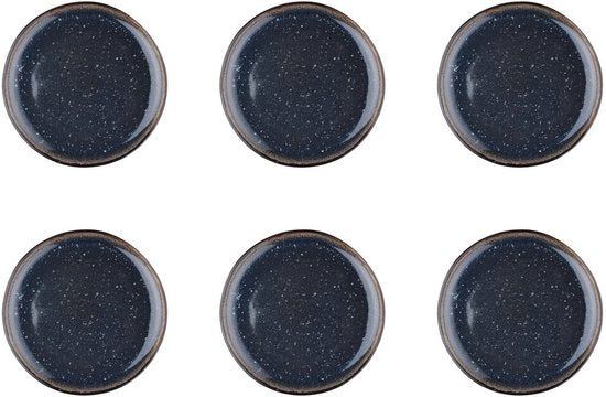 assiette IRIS Ø21,5cm - 6 pièces - Bleu nuit