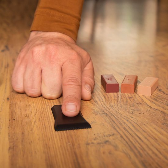 VONROC Kit de réparation pour stratifié et bois - 11 couleurs mixables et piles incluses