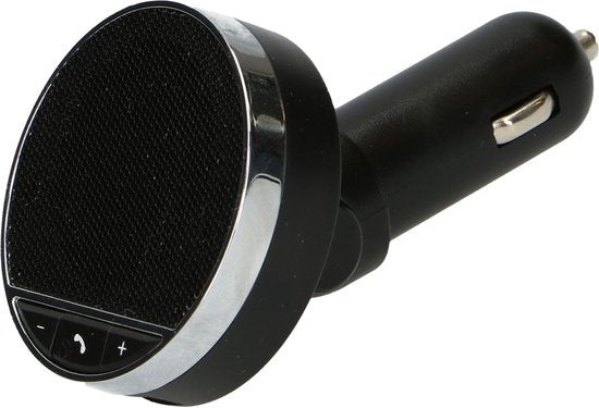 Chargeur de voiture et haut-parleur Bluetooth All Ride - Chargeur de voiture USB - Prise allume-cigare - Noir