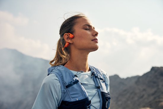 Shokz OpenRun Pro 2 - Conduction osseuse - Casque de sport - Orange