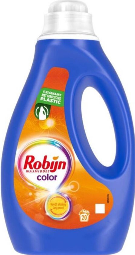 Robijn Détergent liquide - Couleur - avec 90% d'ingrédients biodégradables - 20 lavages