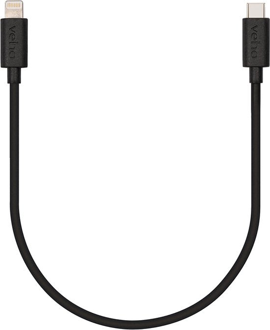 Veho Câble de recharge et de synchronisation USB-C™ vers Lightning pour iPhone - 20cm