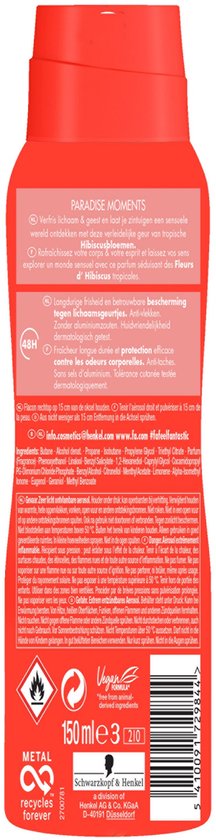 Fa - Déodorant - Spray - Paradise Moments - 150 ml