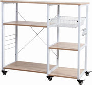 VDD Industrial Vintage Design - Chariot de service - Blanc - 90x40x88cm