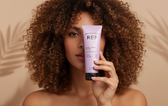 REF Stockholm - Curl Power - 125 ml - Crème pour boucles - Boucles - Coiffage des boucles - Produit pour boucles - Sans rinçage - NOUVEAU DESIGN !