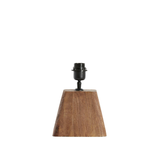 Pied de lampe Kardan - Bois - 18 x 13 x 15 cm - Marron
