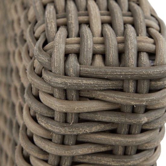 tectake® - Tabouret de bar en osier Latina - Chaise haute - Tabouret - Tabouret de cuisine - naturel - 404801 - poly-rattan