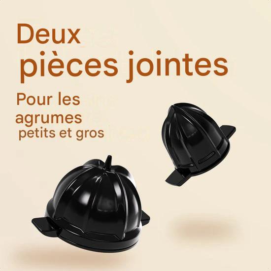 KitchenBrothers Presse-agrumes - Compact - Manuel - 0.7L - Noir