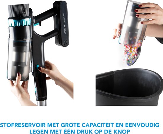 Aspirateur balai DOMO DO244SV BLDC 2-en-1 - 0,8 L – 29,6 V - 60 min d'autonomie