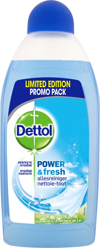 Nettoyant multi-usages Dettol Power & Fresh - Parfum de coton - 500 ml