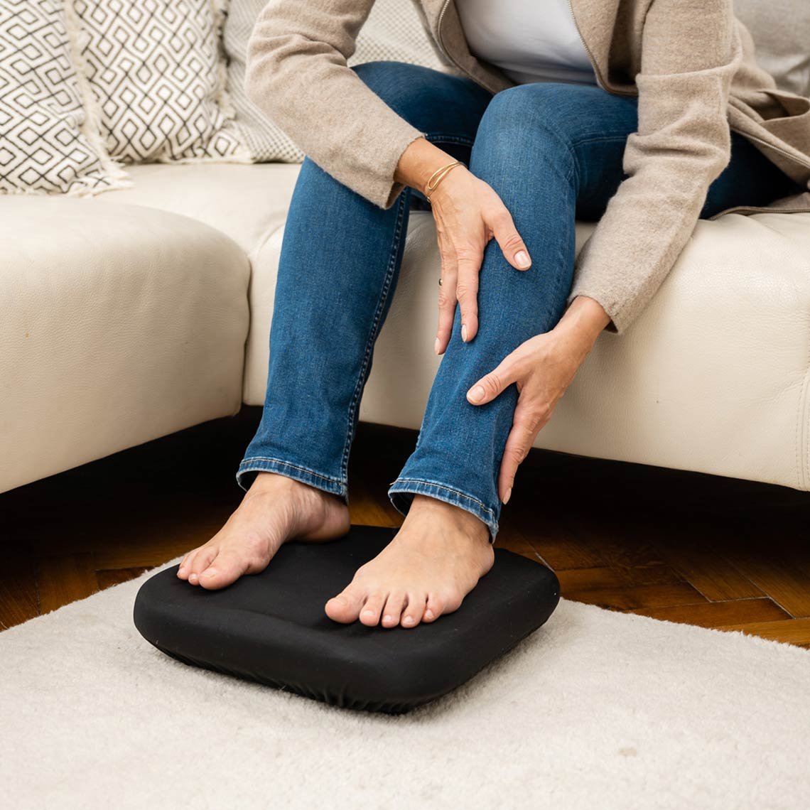 Appareil de massage des pieds Belena Active Pro Shiatsu - Confort de massage électrique - Intensité réglable - Fonction chaleur et minuterie