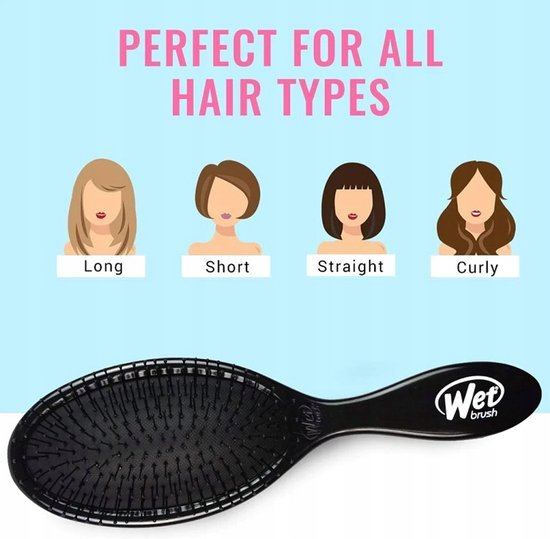 Brosse à cheveux Wet Brush Original Detangler - Noire