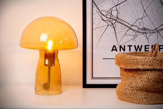 Lucide FUNGO - Lampe de table - 1xE27 - Orange