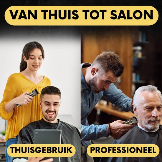 Tondeuse à barbe 6-en-1 pour homme - Tondeuse pour barbe et corps - 6 accessoires inclus - Sansbeauté® - Tondeuse pour homme - Tondeuse pour homme - Tondeuse à cheveux - Tondeuses - 0.5-15MM - Nez et oreilles - Tondeuse - Machine à barbe - Multigroomer