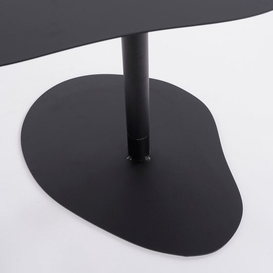 Table d'appoint Mica Decorations - Lot de 2 - L55 x L41 x H40 cm - Métal - Noir