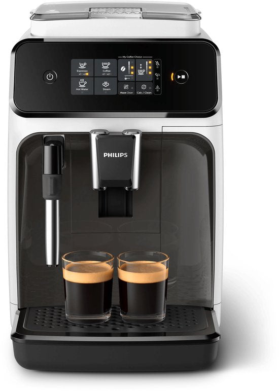 Philips série 1200 - EP1223/00 - Machine à expresso entièrement automatique - Machine à café entièrement automatique - 15 bars - Blanc